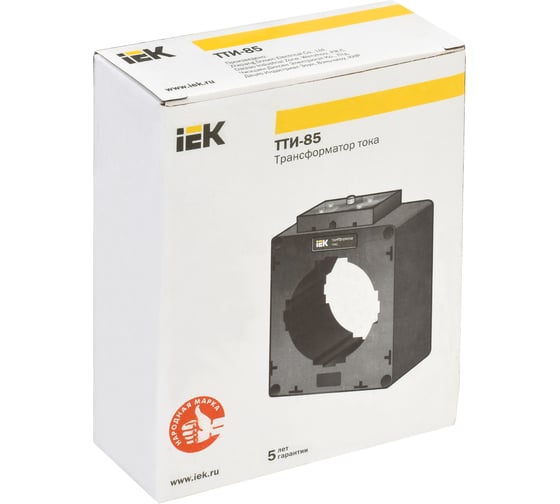 Трансформатор тока IEK ТТИ-85 750/5А, 15ВА, 0,5S ITT50-3-15-750