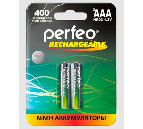 Аккумулятор Perfeo AAA 400mAh/2BL 30014791