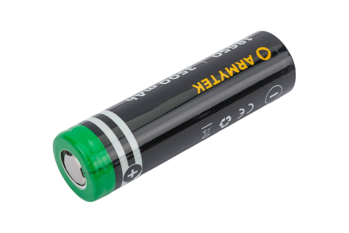 Аккумулятор armytek 18650 li-ion 3500 mah, шт a03202