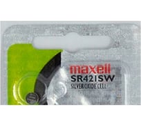 Серебряно-цинковая батарейка Maxell SR-421SW 348 1PC 0% Hg 18293700
