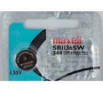 Серебряно-цинковая батарейка Maxell SR-1136SW 344 1PC 0% Hg 18289000