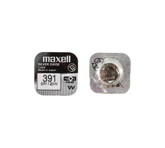 Серебряно-цинковая батарейка Maxell SR-1120 SW 381 1PC 0% Hg 18289400 1