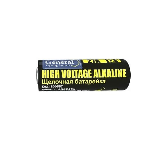 Батарейка General Lighting Systems GBAT-27А щелочная (для брелков) 5pcs/card 800557 1