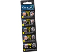 Батарейка General Lighting Systems GBAT-LR54 (AG10) кнопочная щелочная 800585