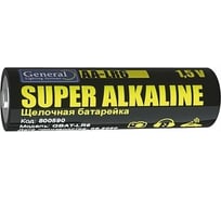 Батарейка General Lighting Systems GBAT-LR6 AA щелочная 4pcs/blister (4/48/576) 800590
