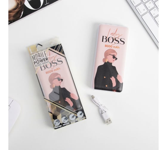 Зарядное устройство Like me "Lady boss", 8000мА, модель PB-15, 14,5x6,9 см 5572603