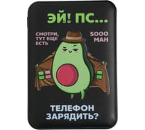 Зарядное устройство Like me "Авокадо", 5000мА, PB-10, 6,3x9,5 см 5292535