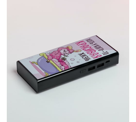 Зарядное устройство Like me "Хоть у кого-то красивая жизнь", PB-03, 6,2x14 см 5170377