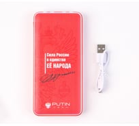 Зарядное устройство Like me "Сила России", 8000мА, модель PB-15, 14,5x6,9 см 7087849