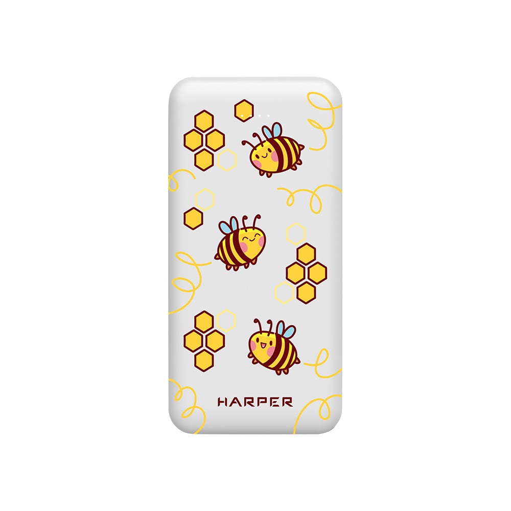 Внешний аккумулятор Harper Power Bank PB-0022 bee H00003188 - выгодная  цена, отзывы, характеристики, фото - купить в Москве и РФ