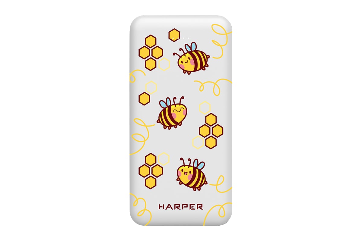 Внешний аккумулятор Harper Power Bank PB-0022 bee H00003188 - выгодная  цена, отзывы, характеристики, фото - купить в Москве и РФ