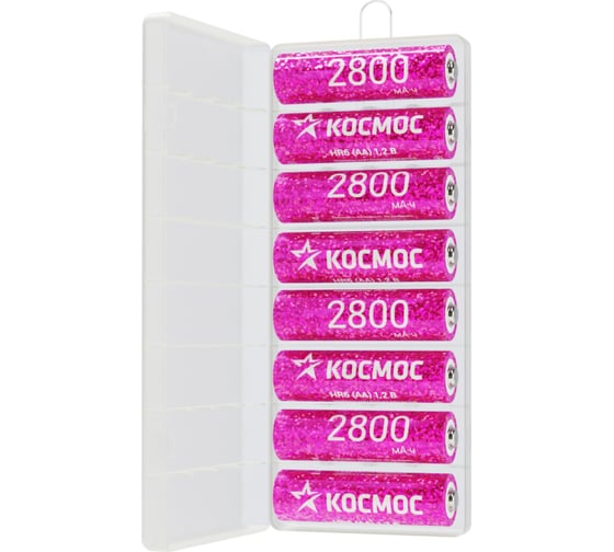 Аккумулятор КОСМОС R6 2800mAh Ni-Mh 8 шт в боксе KOCR6NIMH2800mAh8B