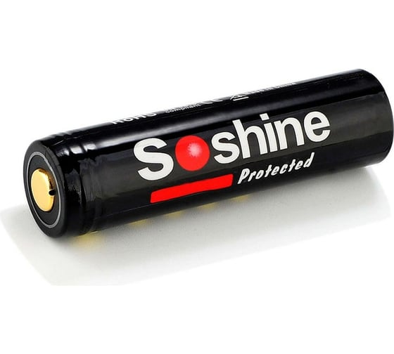 Литий-ионный аккумулятор Soshine 18650 3600mAh 3.7V PCB 4407