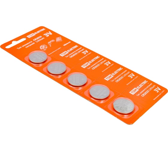 Элемент питания TDM CR2025 Lithium 3V BP-5 SQ1702-0028