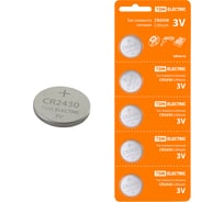 Элемент питания TDM CR2430 Lithium 3V BP-5 SQ1702-0030