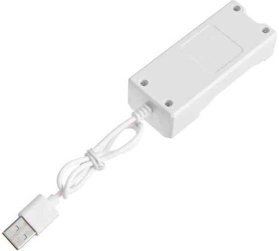 Зарядное устройство LUAZON для двух аккумуляторов АА или ААА UC-26, USB, ток заряда 250 мА, белое 5130727