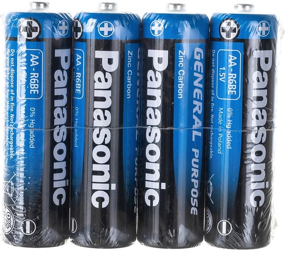 Батарейка Panasonic R6 Gen.Purpose 6
