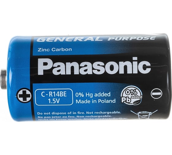 Батарейка Panasonic R14 Gen.Purpose 7