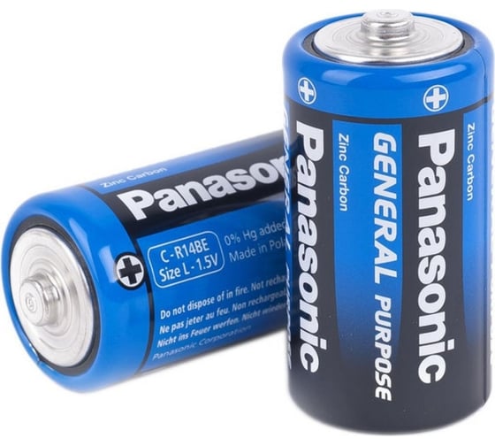 Батарейка Panasonic R14 Gen.Purpose 7