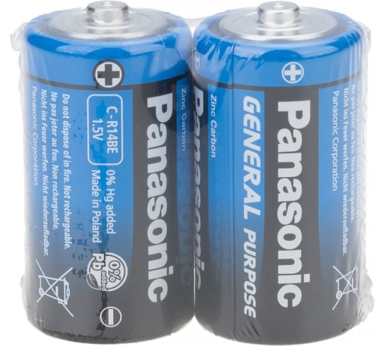 Батарейка Panasonic R14 Gen.Purpose 7