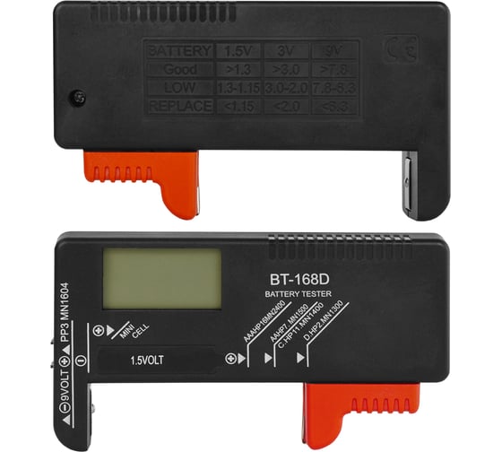 Тестер батареек МЕГЕОН BT-168D к0000037654