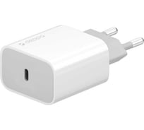 Сетевое зарядное устройство Deppa USB Type-C, Power Delivery, 20Вт, белый 11391