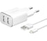 Сетевое зарядное устройство Deppa 2 USB 2. 4А + кабель Lightning, MFI, белый 11383 1