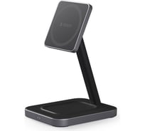 Зарядная станция 2 в 1 MageSafe Stand: iPhone, Airpods Deppa 20 Вт, черная 24016