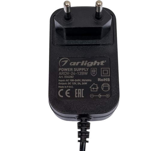 Блок питания Arlight ARDV-24-12BW 034282