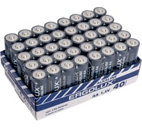 Батарейка Ergolux LR6 Alkaline BOX40 (ПРОМО, LR6 BOX40,1.5В) 14673