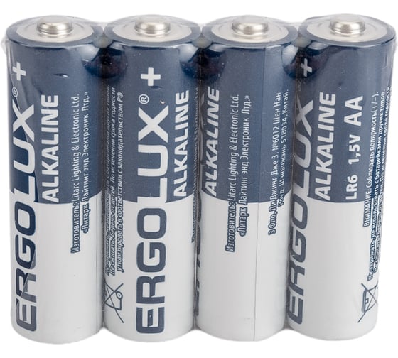 Батарейка Ergolux LR6 Alkaline BOX40 (ПРОМО, LR6 BOX40,1.5В) 14673