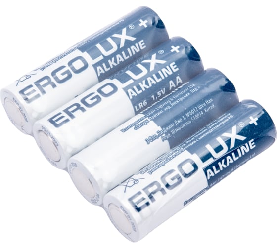 Батарейка Ergolux LR6 Alkaline BP-20 (ПРОМО, LR6 BP20, 1.5В) 14675
