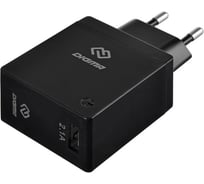 Сетевое зарядное устройство DIGMA DGWC-1U-2.1A-BK 2.1A универсальное черный 1079222