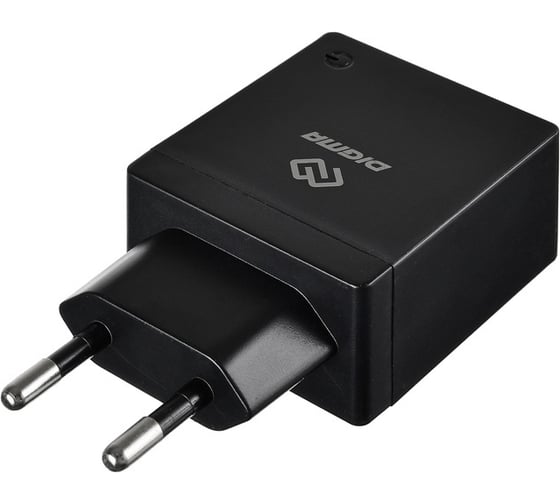 Сетевое зарядное устройство DIGMA DGWC-1U-2.1A-BK 2.1A универсальное черный 1079222