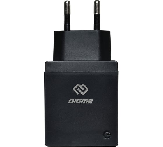 Сетевое зарядное устройство DIGMA DGWC-1U-2.1A-BK 2.1A универсальное черный 1079222