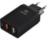 Сетевое зарядное устройство DIGMA DGWC-2U-QC3.0-BK 3A (QC) универсальное черный 1079230 1