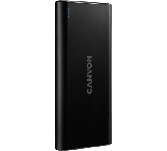 Внешний аккумулятор Canyon PB-106, 10000 мАч, черный CNE-CPB1006B 1