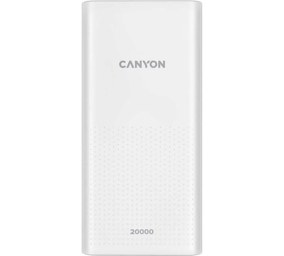 Внешний аккумулятор Canyon PB-2001 белый CNE-CPB2001W