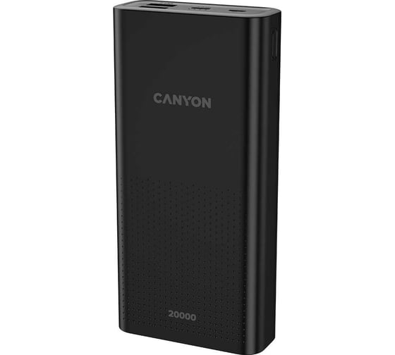 Внешний аккумулятор Canyon PB-2001 черный CNE-CPB2001B