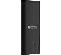 Внешний аккумулятор Canyon PB-53, 5000 мАч, черный CNE-CPB05B