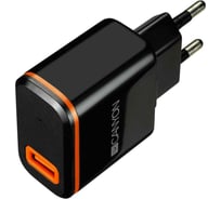 Сетевое зарядное устройство Canyon H-042, Black/Orange CNE-CHA042BO