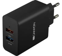 Сетевое зарядное устройство Canyon H-07, черный CNE-CHA07B
