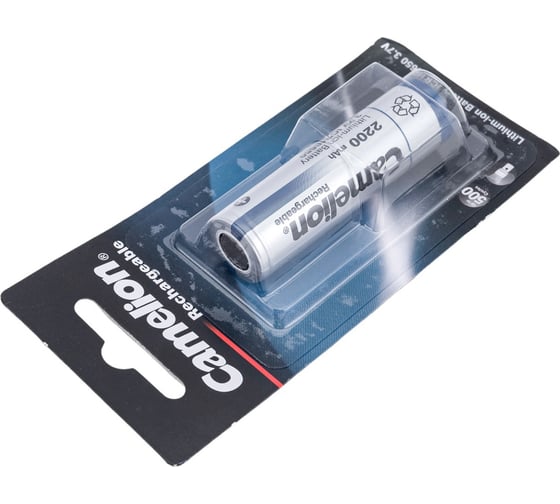 Литий-ионный аккумулятор Camelion ICR18650 2200 mah ICR18650F-22BP1, 3.7 V, Li-Ion/ LiCoO2 14720