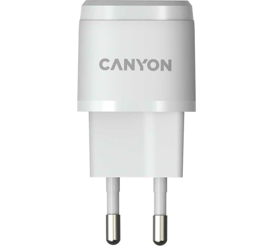 Сетевое зарядное устройство Canyon H-20-05 белый CNE-CHA20W05