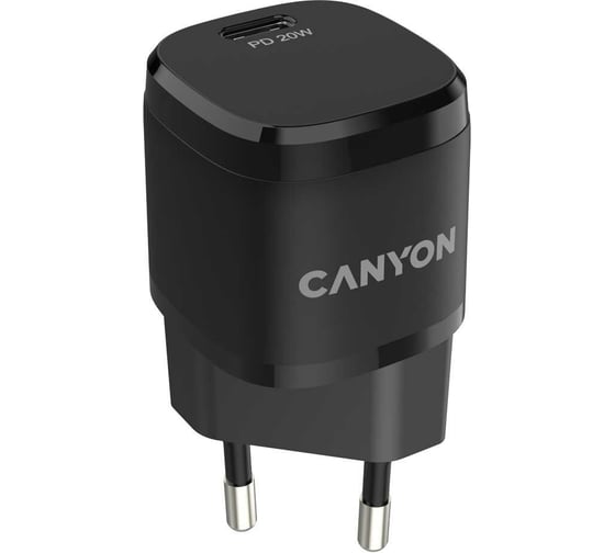 Сетевое зарядное устройство Canyon H-20-05 черный CNE-CHA20B05