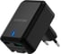 Сетевое зарядное устройство Canyon H-20T, USB-C + USB-A, 3A, черный CNS-CHA20B 1