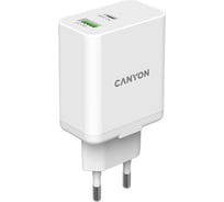 Сетевое зарядное устройство Canyon H-20W03 белый CNE-CHA20W03