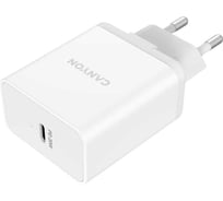 Сетевое зарядное устройство Canyon белый CNE-CHA20W