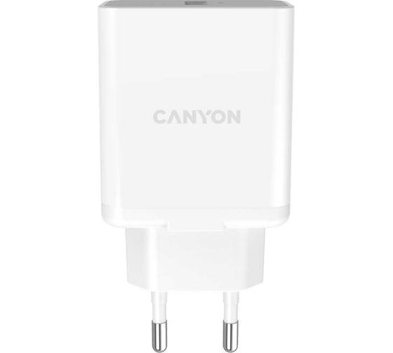 Сетевое зарядное устройство Canyon белый CNE-CHA24W