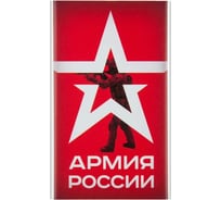 Внешний АКБ Red Line J01 4000 mAh, металл, серебряный, Армия России, дизайн №19 УТ000017276